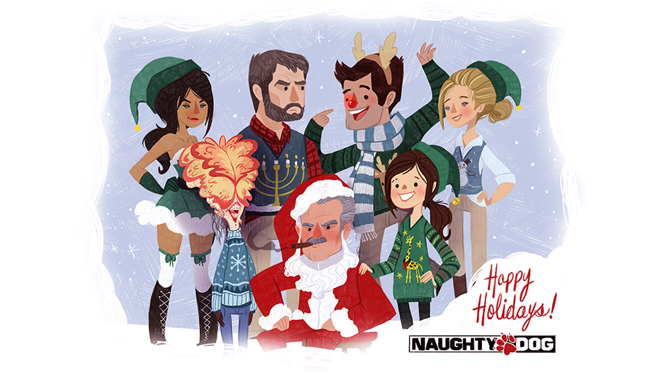 Naughty Dog souhaite des bonnes fêtes de fin d'année à tous les joueurs !